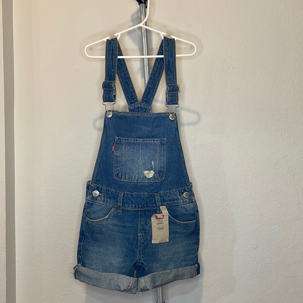 Levi’s girls denim overalls